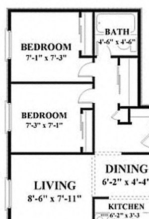 2 Bedroom Option B1